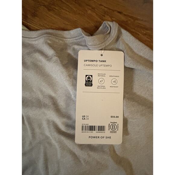 Athleta With Ease Muscle Tank & Uptempo Tank **LOT OF 2** Green & Gray 3X Active - Picture 11 of 11